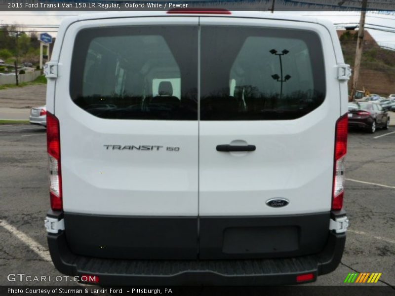 Oxford White / Pewter 2015 Ford Transit Van 150 LR Regular