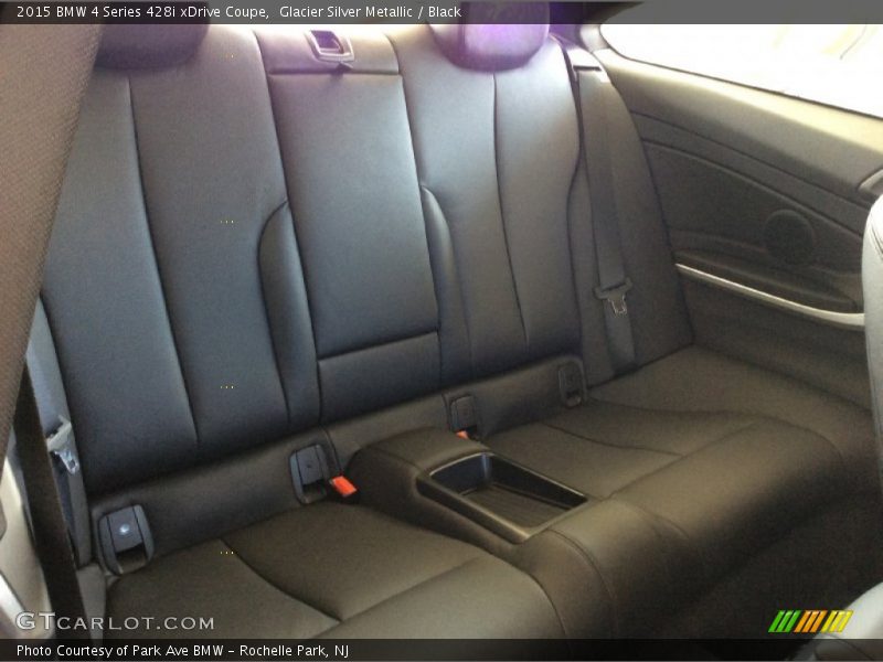 Glacier Silver Metallic / Black 2015 BMW 4 Series 428i xDrive Coupe