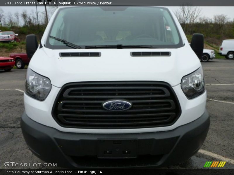 Oxford White / Pewter 2015 Ford Transit Van 150 LR Regular