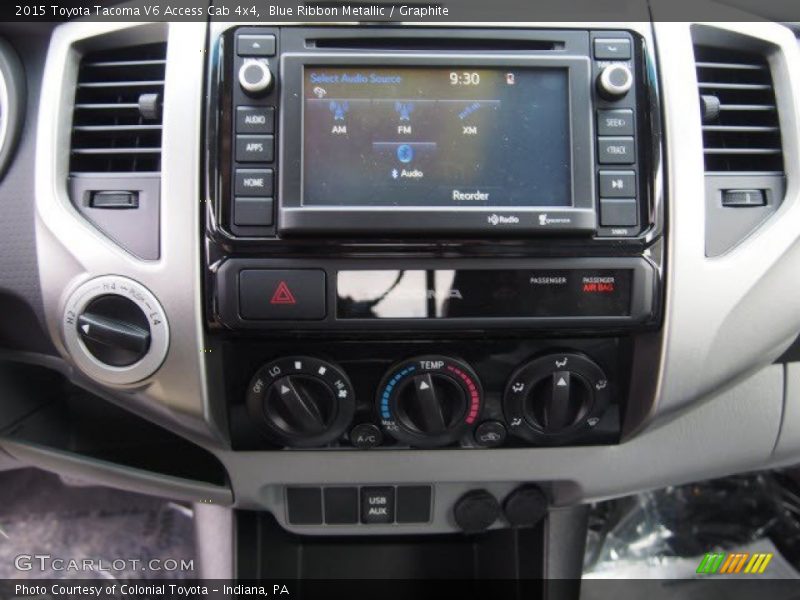Blue Ribbon Metallic / Graphite 2015 Toyota Tacoma V6 Access Cab 4x4