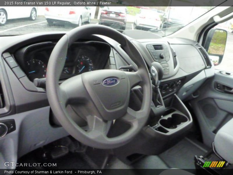 Oxford White / Pewter 2015 Ford Transit Van 150 LR Regular