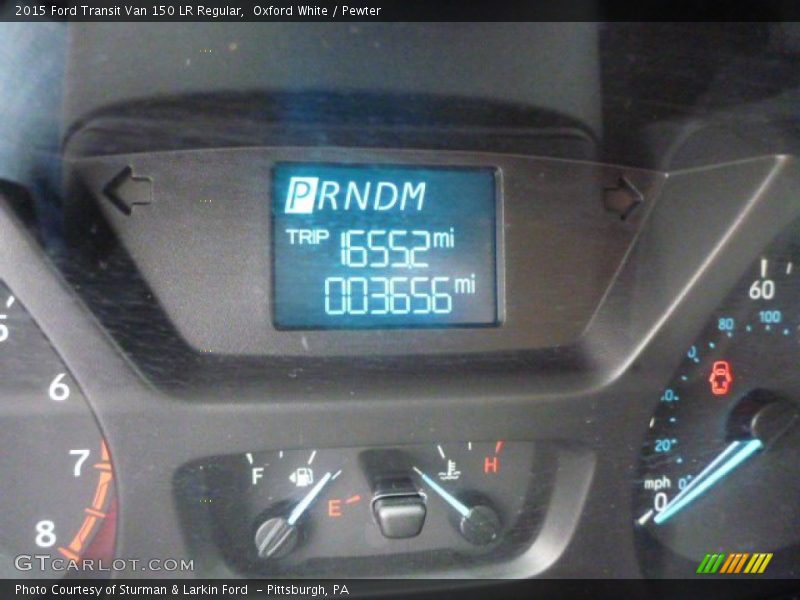 Oxford White / Pewter 2015 Ford Transit Van 150 LR Regular