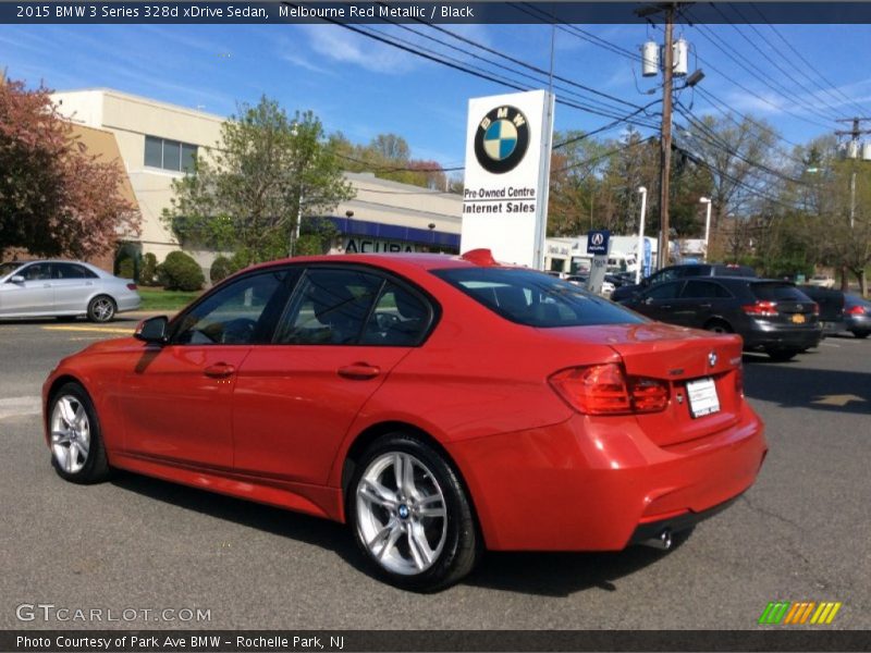 Melbourne Red Metallic / Black 2015 BMW 3 Series 328d xDrive Sedan