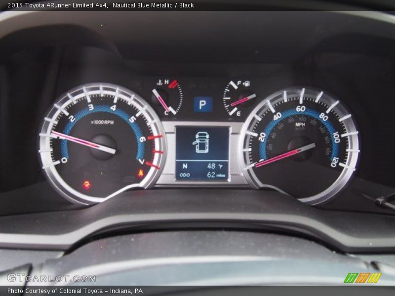 Nautical Blue Metallic / Black 2015 Toyota 4Runner Limited 4x4