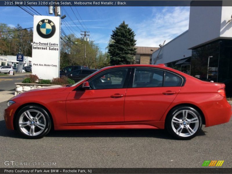 Melbourne Red Metallic / Black 2015 BMW 3 Series 328d xDrive Sedan