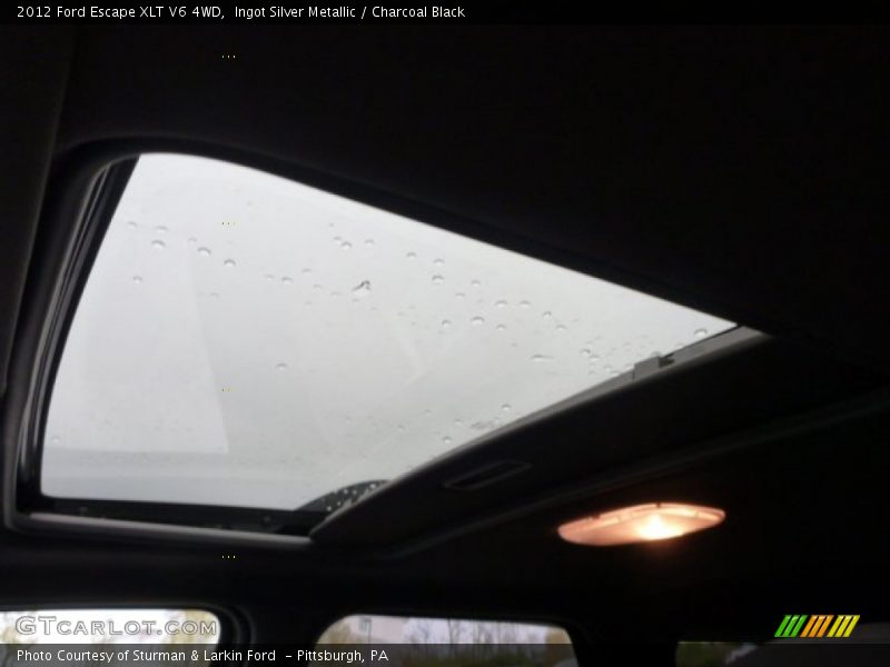 Ingot Silver Metallic / Charcoal Black 2012 Ford Escape XLT V6 4WD