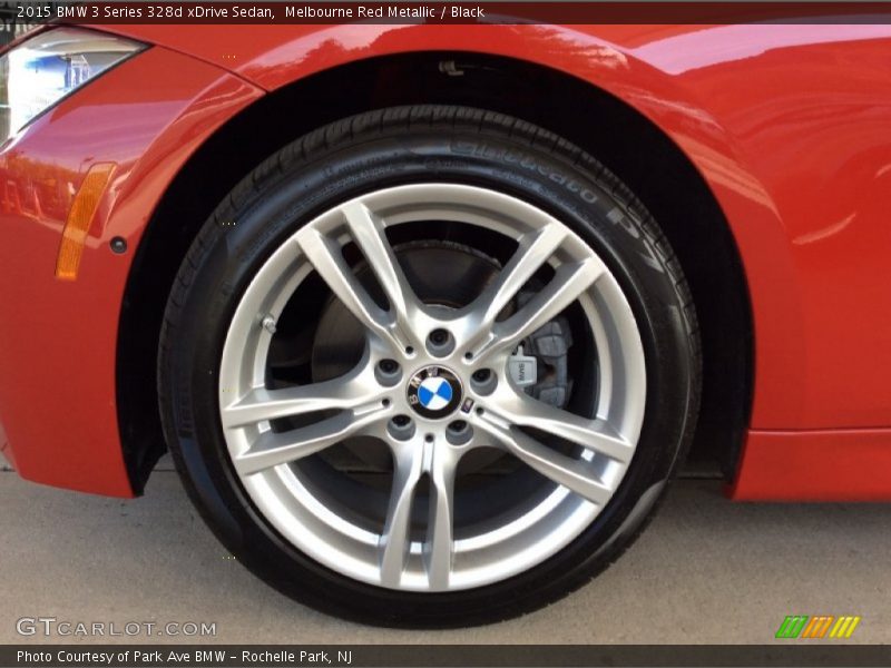Melbourne Red Metallic / Black 2015 BMW 3 Series 328d xDrive Sedan