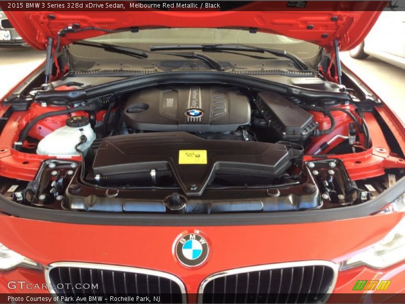 Melbourne Red Metallic / Black 2015 BMW 3 Series 328d xDrive Sedan