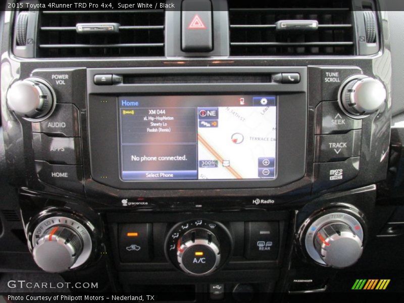Super White / Black 2015 Toyota 4Runner TRD Pro 4x4