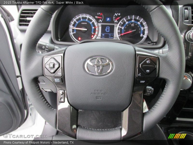 Super White / Black 2015 Toyota 4Runner TRD Pro 4x4