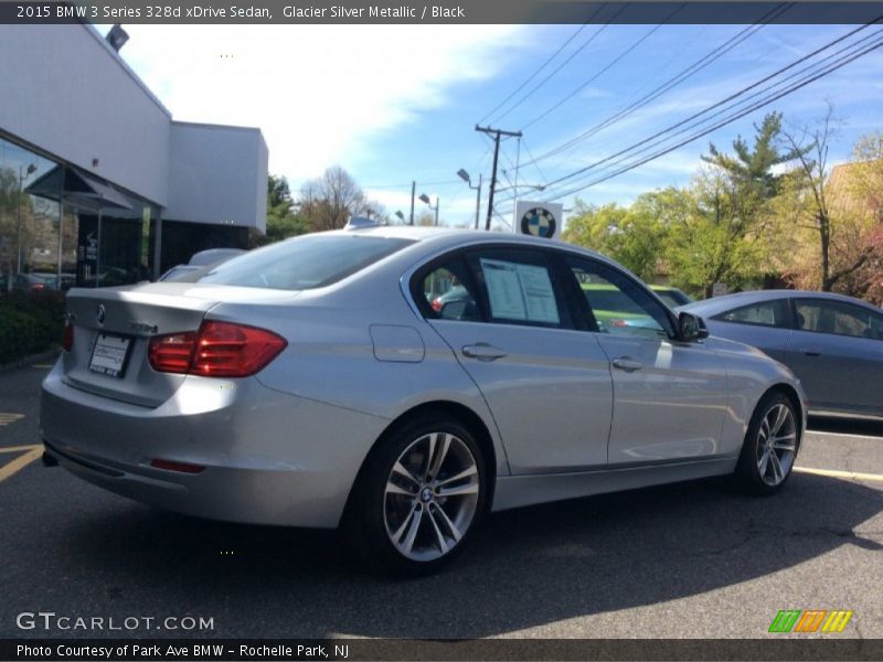 Glacier Silver Metallic / Black 2015 BMW 3 Series 328d xDrive Sedan