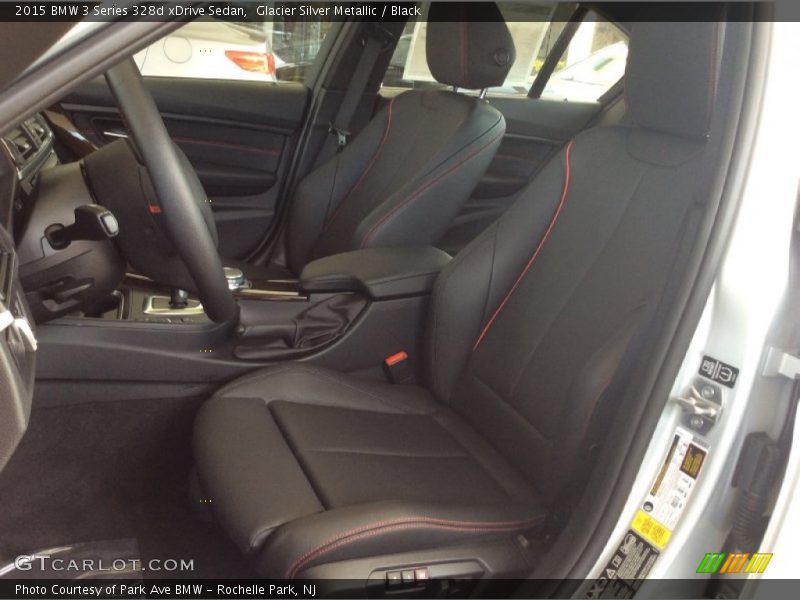 Glacier Silver Metallic / Black 2015 BMW 3 Series 328d xDrive Sedan