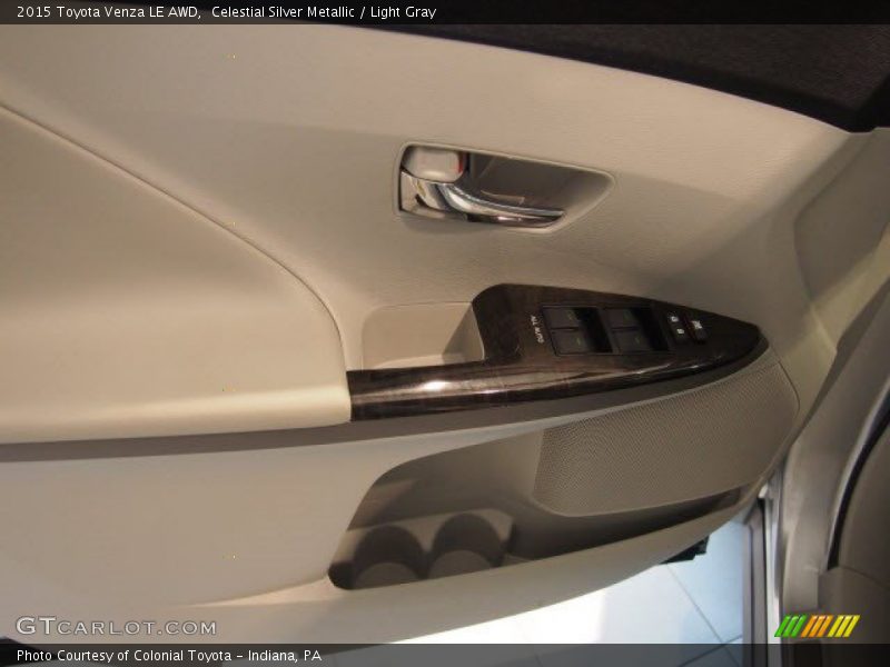 Celestial Silver Metallic / Light Gray 2015 Toyota Venza LE AWD