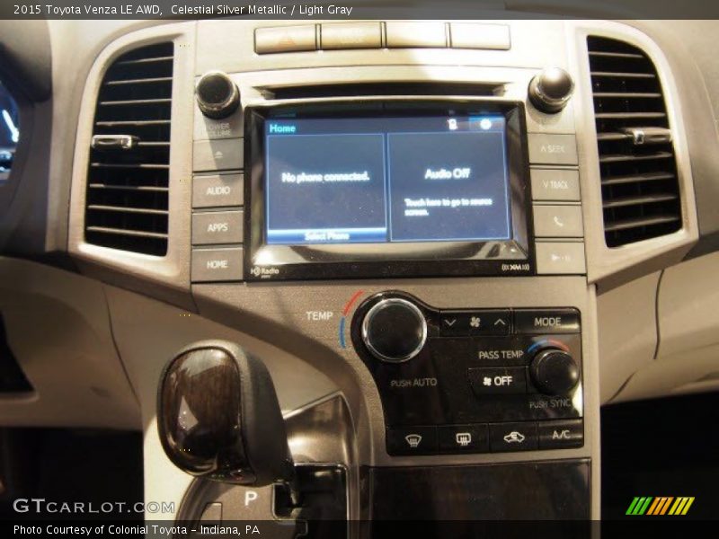 Celestial Silver Metallic / Light Gray 2015 Toyota Venza LE AWD