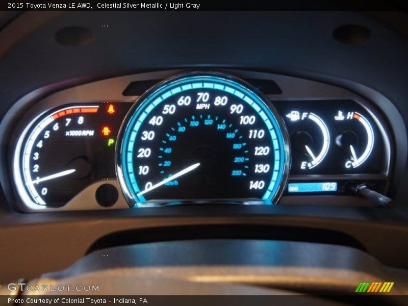 Celestial Silver Metallic / Light Gray 2015 Toyota Venza LE AWD