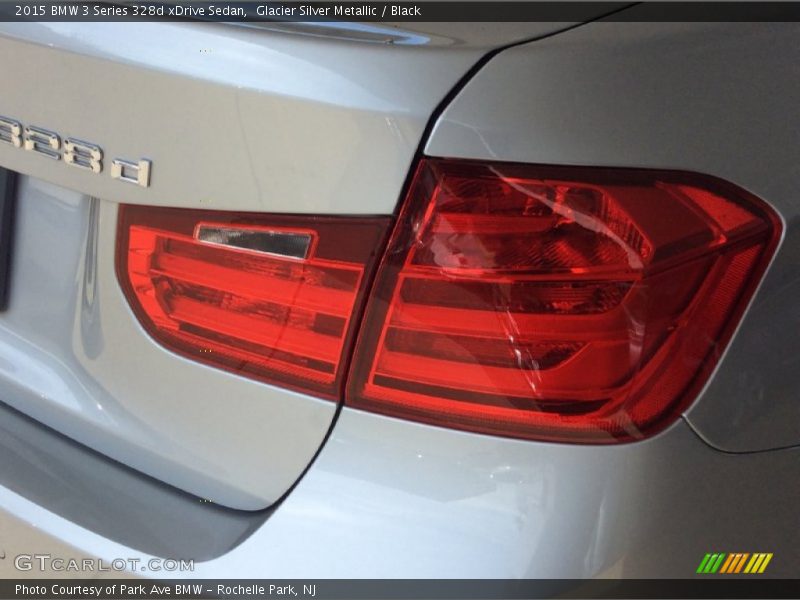 Glacier Silver Metallic / Black 2015 BMW 3 Series 328d xDrive Sedan