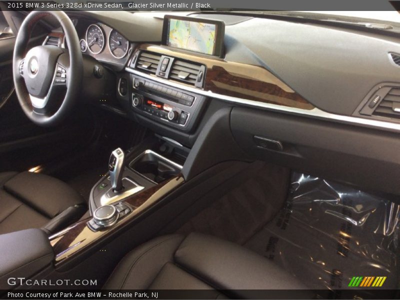 Glacier Silver Metallic / Black 2015 BMW 3 Series 328d xDrive Sedan