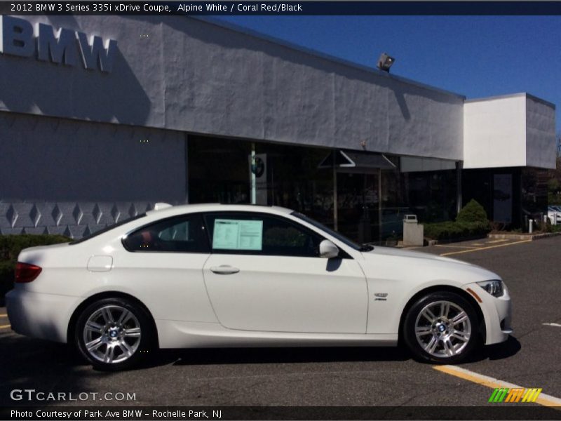 Alpine White / Coral Red/Black 2012 BMW 3 Series 335i xDrive Coupe