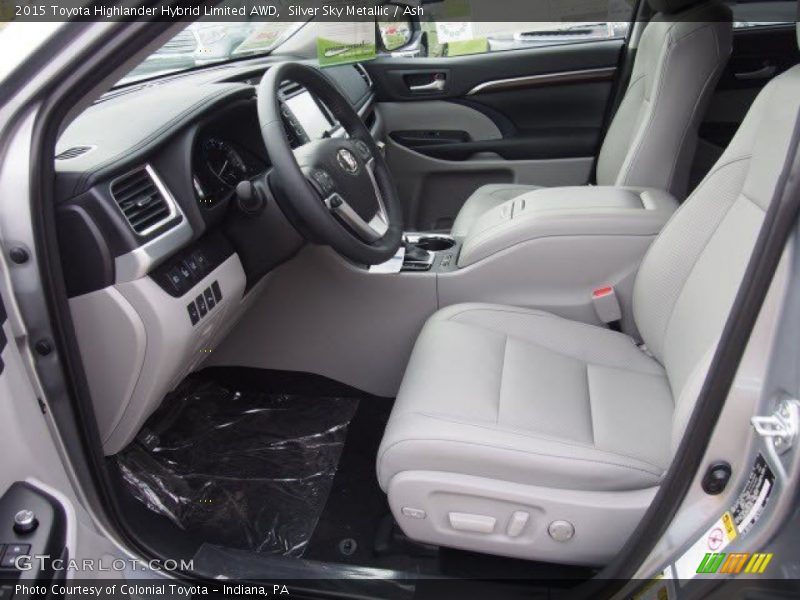  2015 Highlander Hybrid Limited AWD Ash Interior