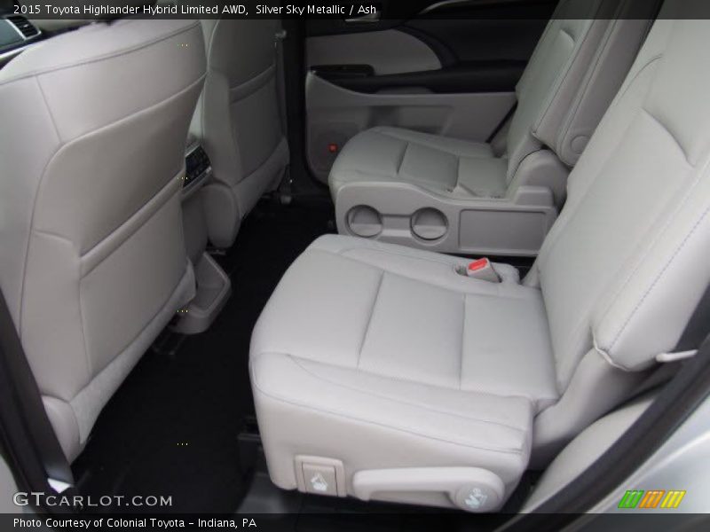 Rear Seat of 2015 Highlander Hybrid Limited AWD