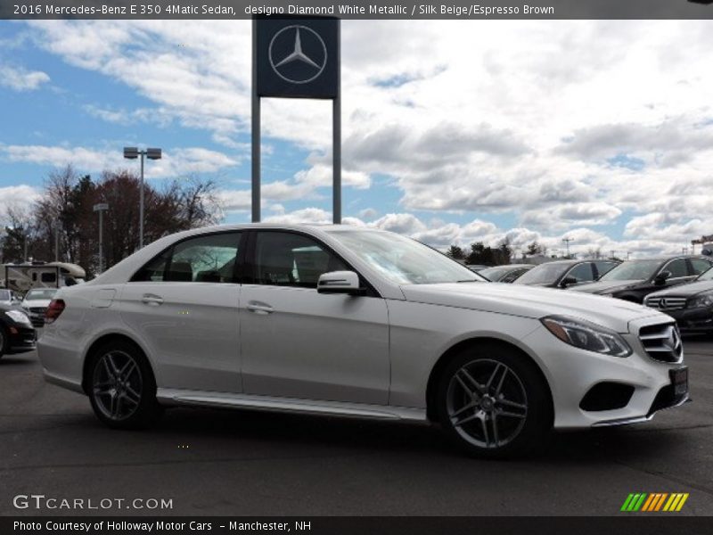 Front 3/4 View of 2016 E 350 4Matic Sedan