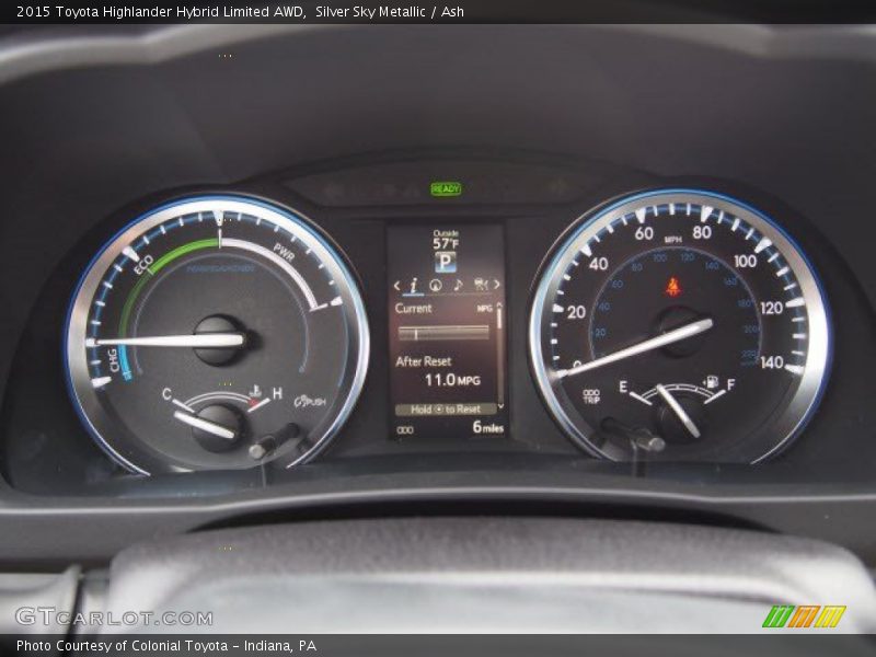  2015 Highlander Hybrid Limited AWD Hybrid Limited AWD Gauges
