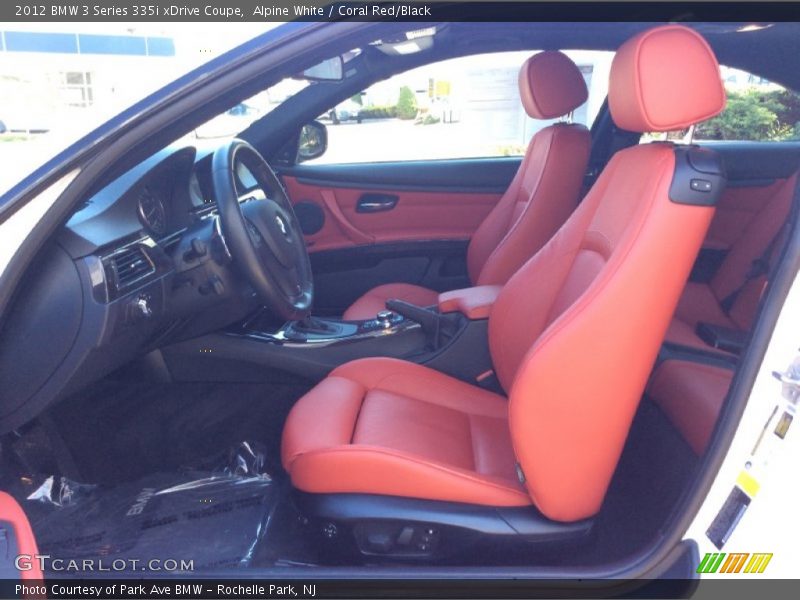 Alpine White / Coral Red/Black 2012 BMW 3 Series 335i xDrive Coupe