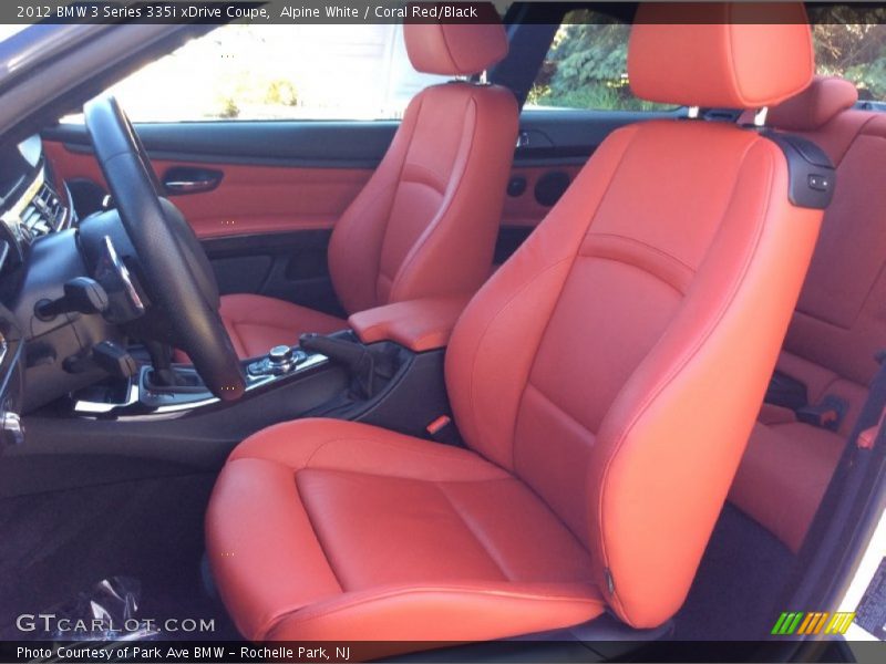 Alpine White / Coral Red/Black 2012 BMW 3 Series 335i xDrive Coupe