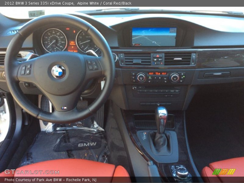 Alpine White / Coral Red/Black 2012 BMW 3 Series 335i xDrive Coupe