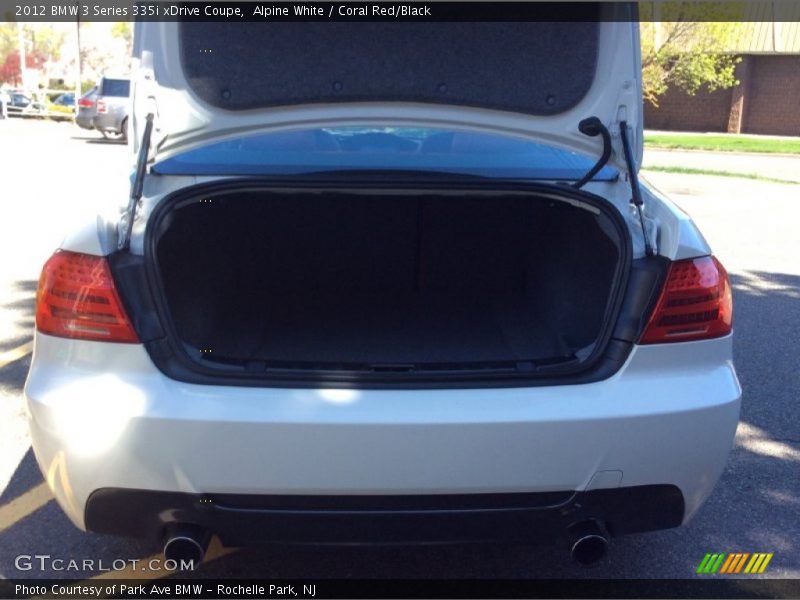 Alpine White / Coral Red/Black 2012 BMW 3 Series 335i xDrive Coupe