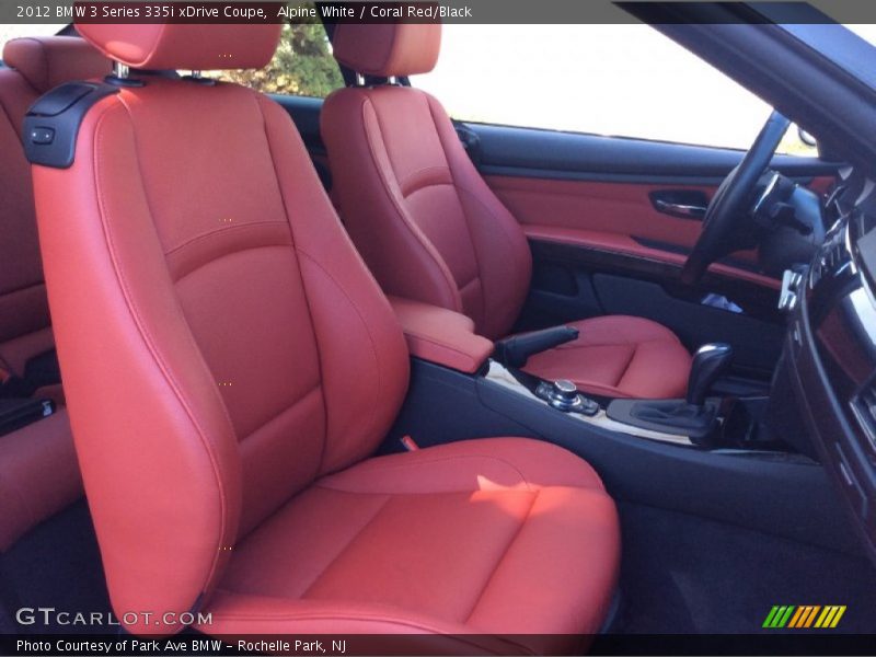 Alpine White / Coral Red/Black 2012 BMW 3 Series 335i xDrive Coupe