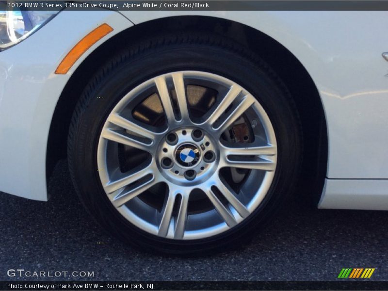 Alpine White / Coral Red/Black 2012 BMW 3 Series 335i xDrive Coupe