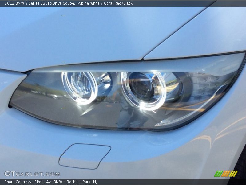 Alpine White / Coral Red/Black 2012 BMW 3 Series 335i xDrive Coupe