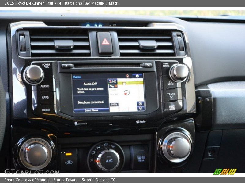 Barcelona Red Metallic / Black 2015 Toyota 4Runner Trail 4x4