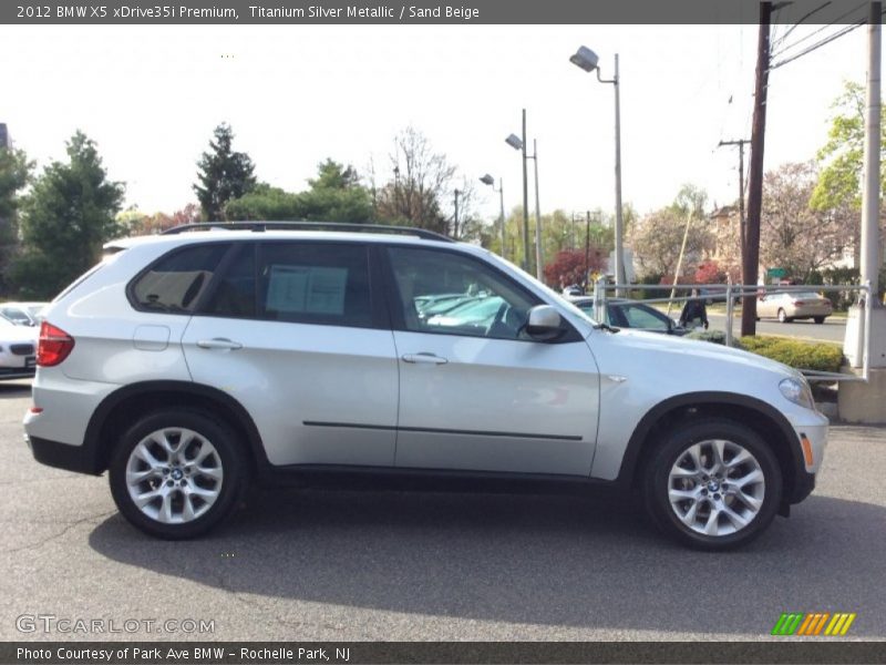 Titanium Silver Metallic / Sand Beige 2012 BMW X5 xDrive35i Premium