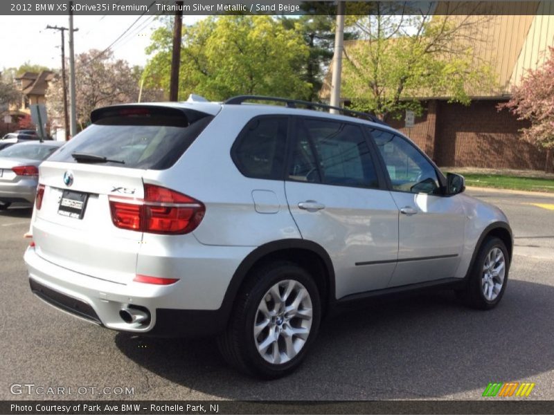 Titanium Silver Metallic / Sand Beige 2012 BMW X5 xDrive35i Premium