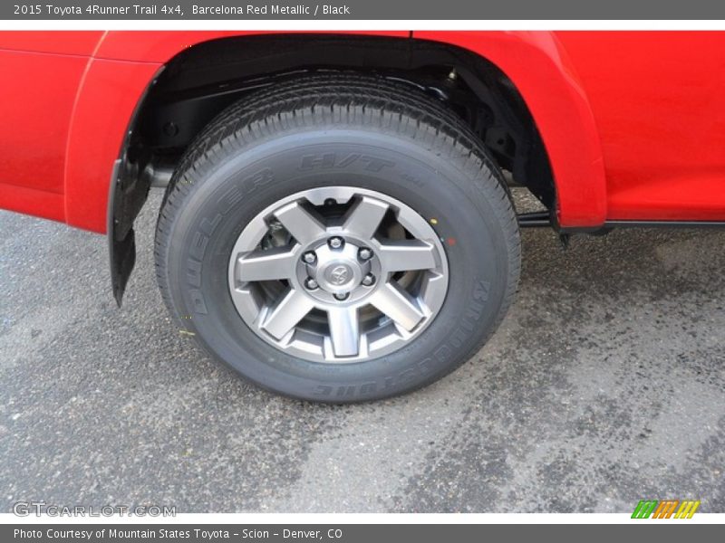 Barcelona Red Metallic / Black 2015 Toyota 4Runner Trail 4x4