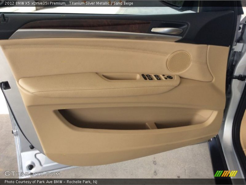 Titanium Silver Metallic / Sand Beige 2012 BMW X5 xDrive35i Premium