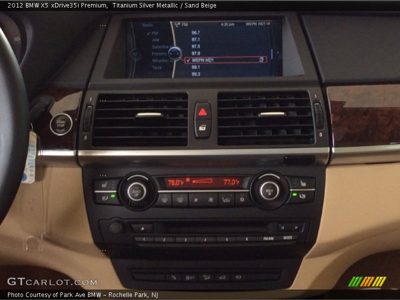 Titanium Silver Metallic / Sand Beige 2012 BMW X5 xDrive35i Premium