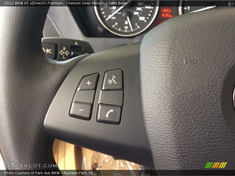 Titanium Silver Metallic / Sand Beige 2012 BMW X5 xDrive35i Premium