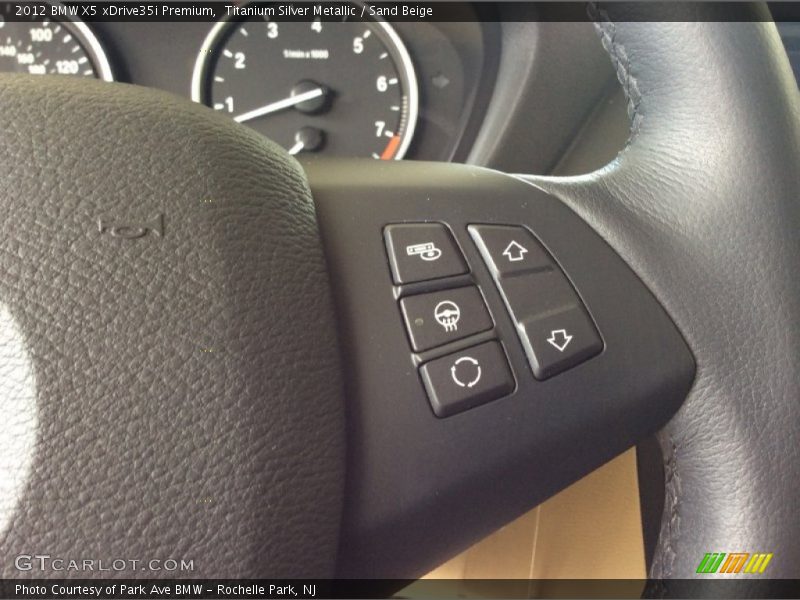 Titanium Silver Metallic / Sand Beige 2012 BMW X5 xDrive35i Premium