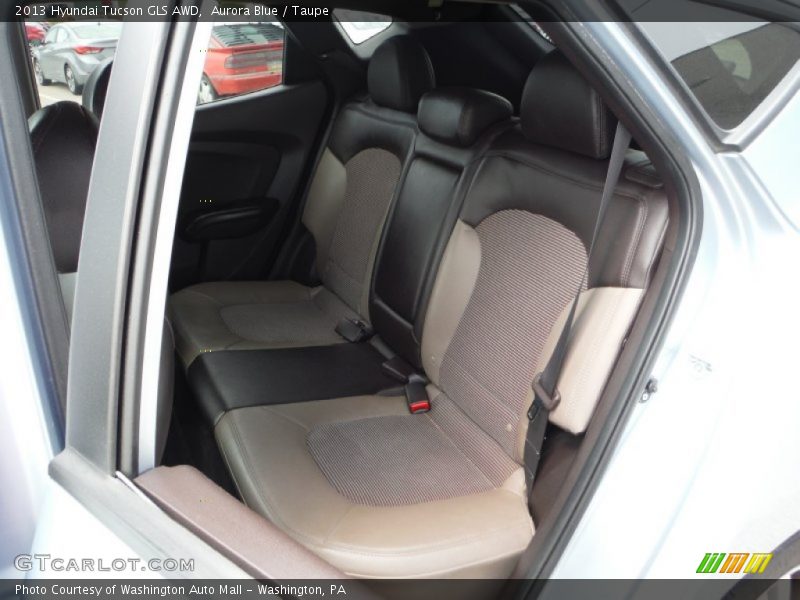 Aurora Blue / Taupe 2013 Hyundai Tucson GLS AWD