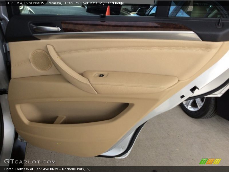 Titanium Silver Metallic / Sand Beige 2012 BMW X5 xDrive35i Premium