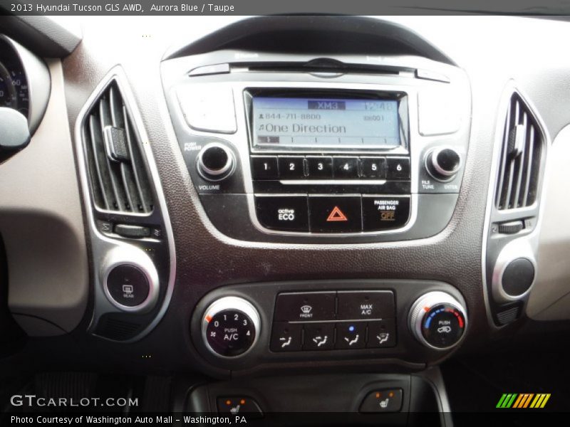Aurora Blue / Taupe 2013 Hyundai Tucson GLS AWD