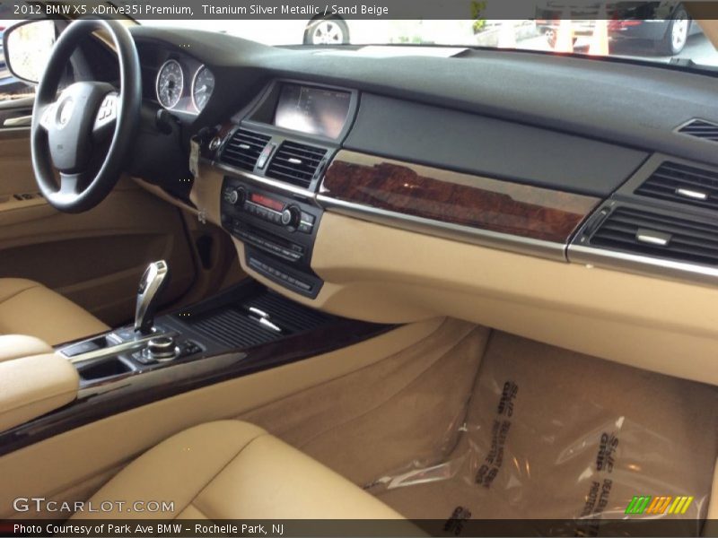 Titanium Silver Metallic / Sand Beige 2012 BMW X5 xDrive35i Premium