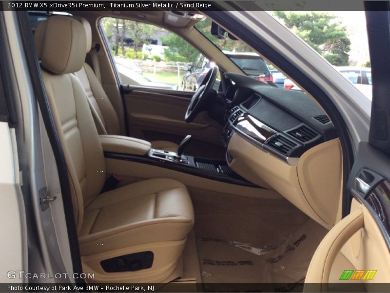 Titanium Silver Metallic / Sand Beige 2012 BMW X5 xDrive35i Premium