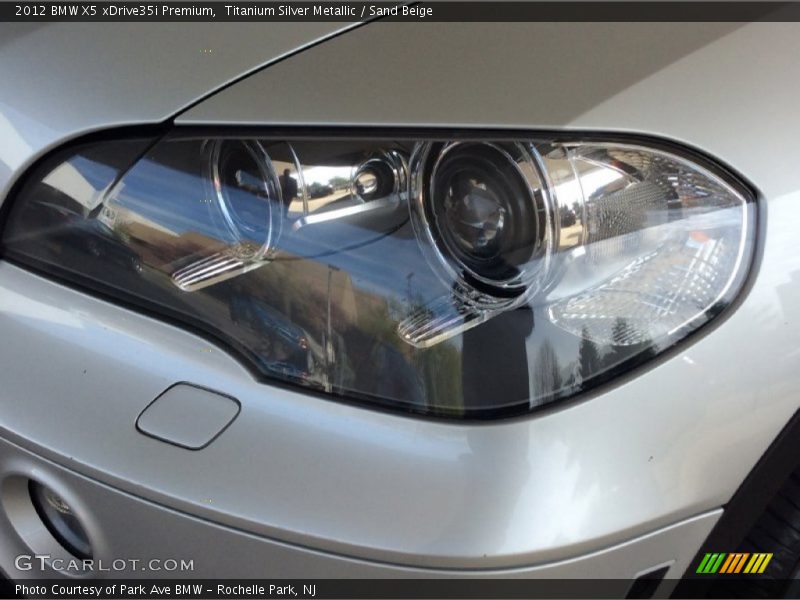 Titanium Silver Metallic / Sand Beige 2012 BMW X5 xDrive35i Premium
