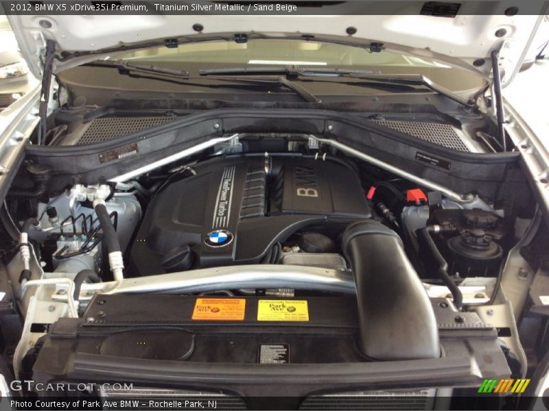 Titanium Silver Metallic / Sand Beige 2012 BMW X5 xDrive35i Premium
