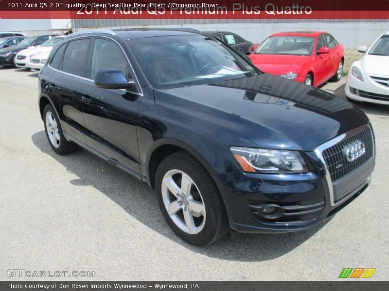 Deep Sea Blue Pearl Effect / Cinnamon Brown 2011 Audi Q5 2.0T quattro