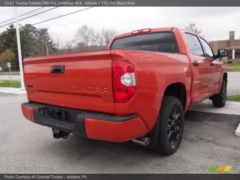 Inferno / TRD Pro Black/Red 2015 Toyota Tundra TRD Pro CrewMax 4x4